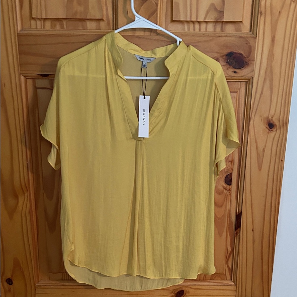 Naked Zebra Yellow Blouse